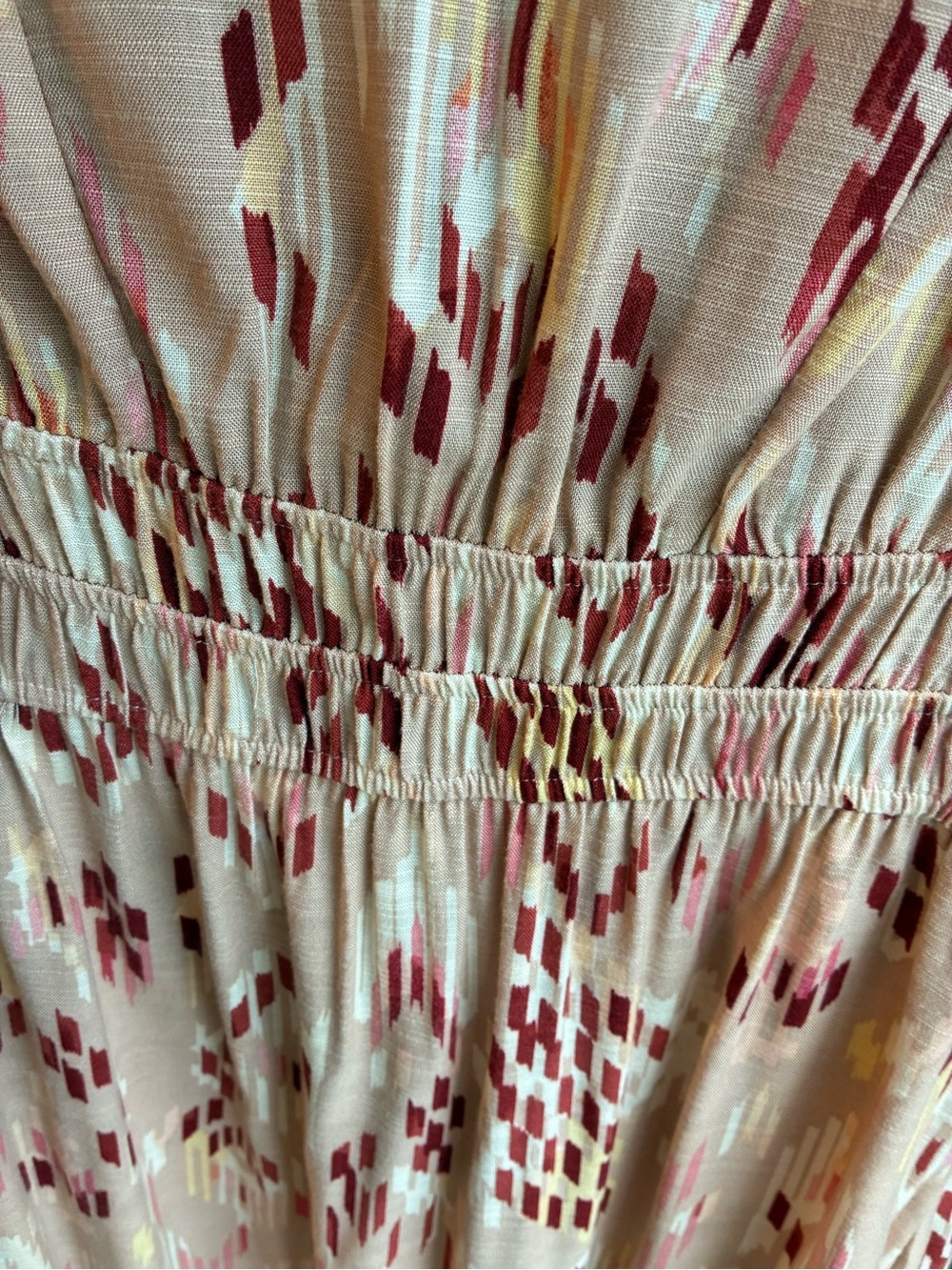 Knox Rose Pink Ikat Boho Midi Dress | Size Small - Picture 4 of 9